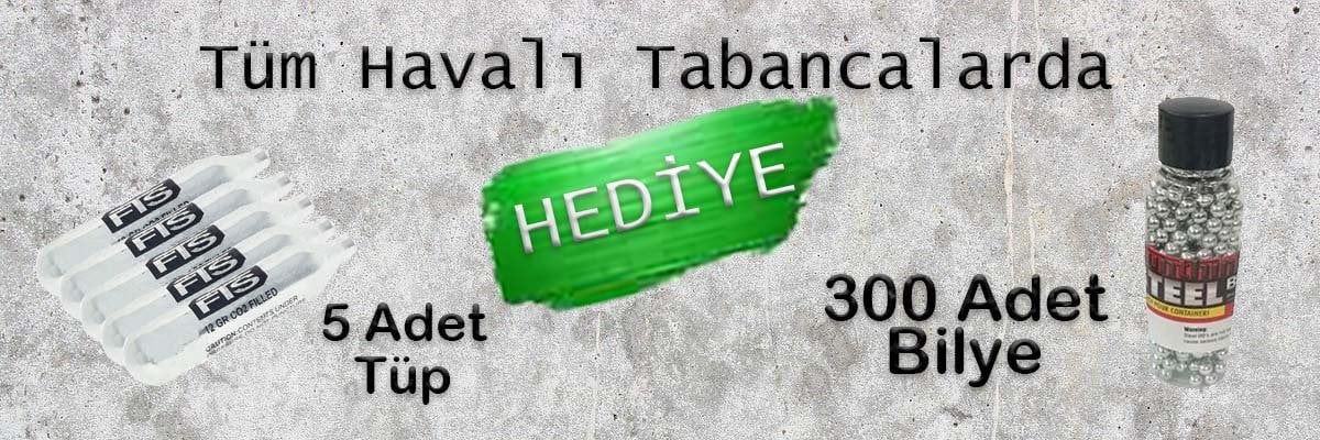 havalı tabancalarda hediyeler