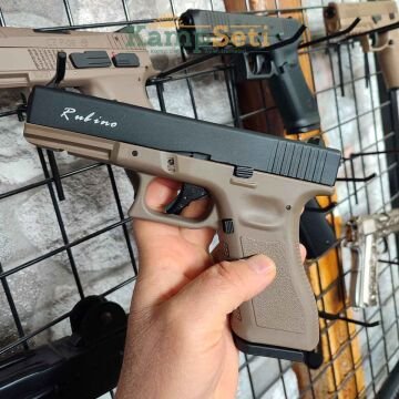 Rubino Glock 17 Blowback Havalı Tabanca Çöl 4.5mm