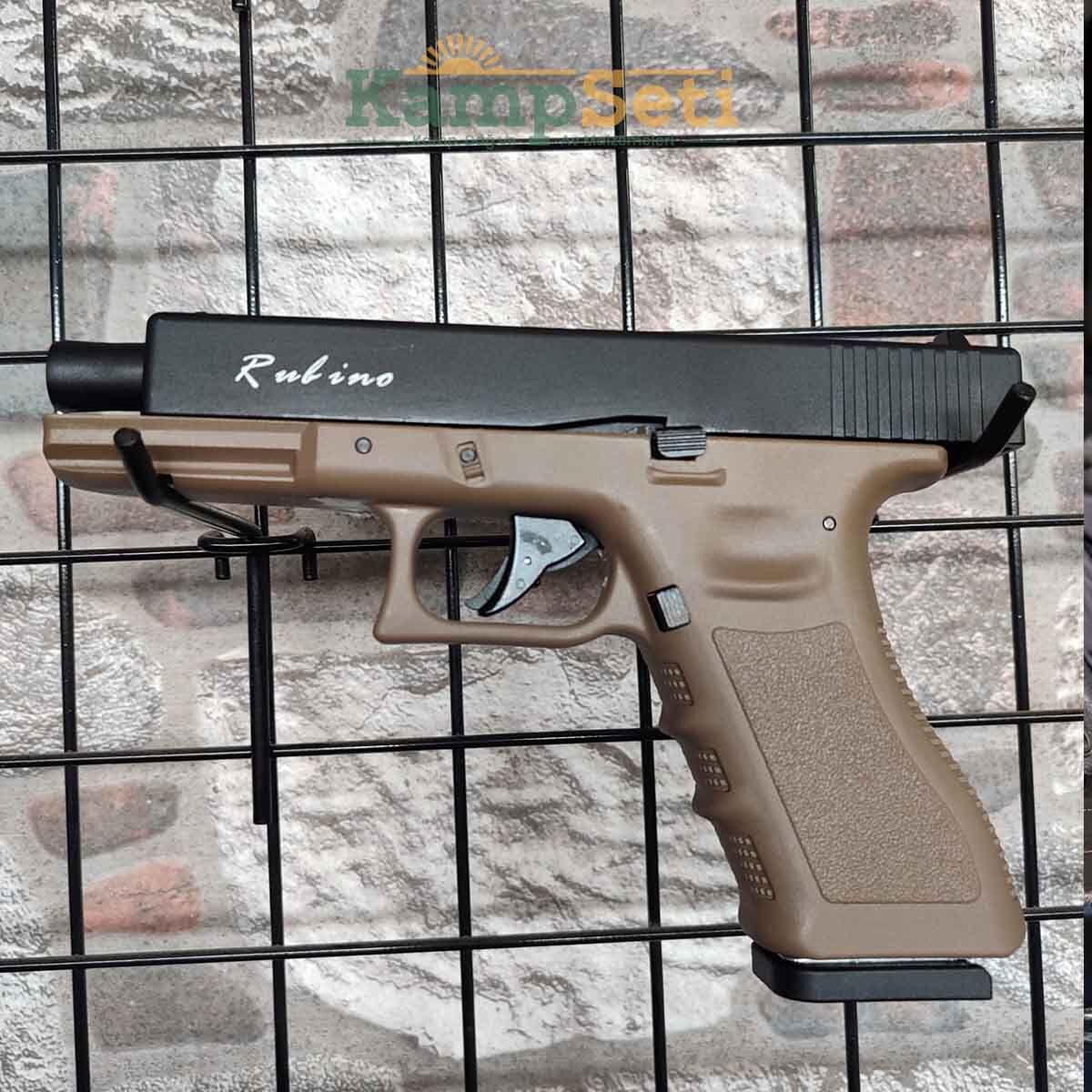 Rubino Glock 17 Blowback Havalı Tabanca Çöl 4.5mm