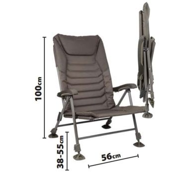 SPRO Lounger XL Kamp Sandalyesi - 150 kg Taşıma